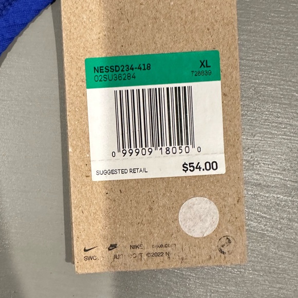 NWT Nike Blue swim bottoms size XL - Picture 5 of 5